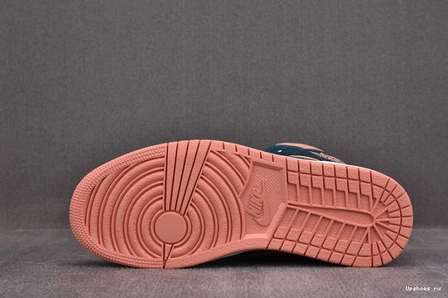 BQ6472-308 Mid  (W) Jordan Teal 1 Green Dark 1231